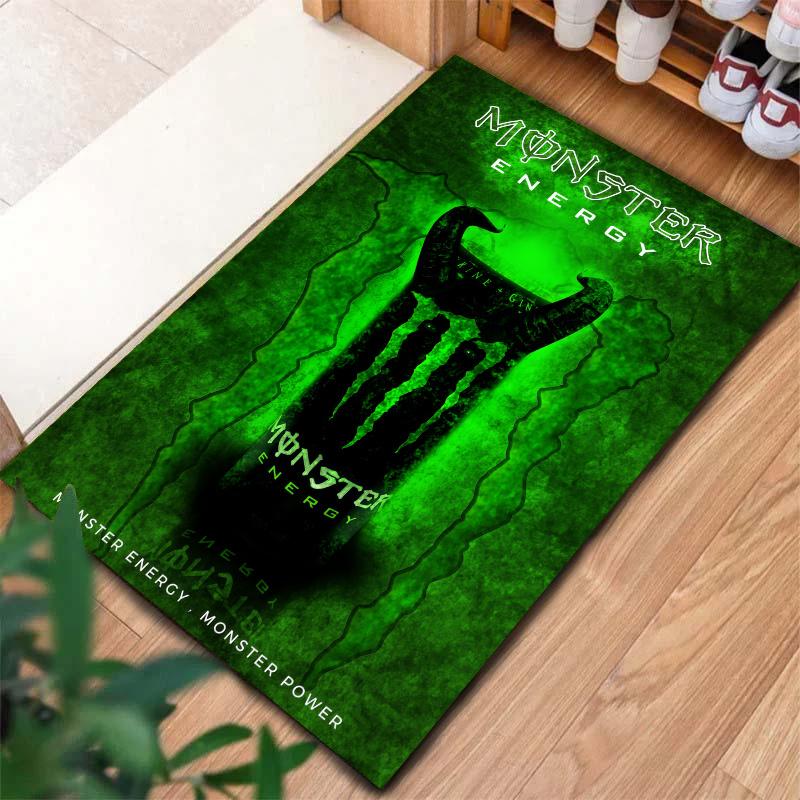 Monster Energy Carpet Rug for Living Room Bedroom Home Sofa Decoration,Kids play Nonslip Floor Mat