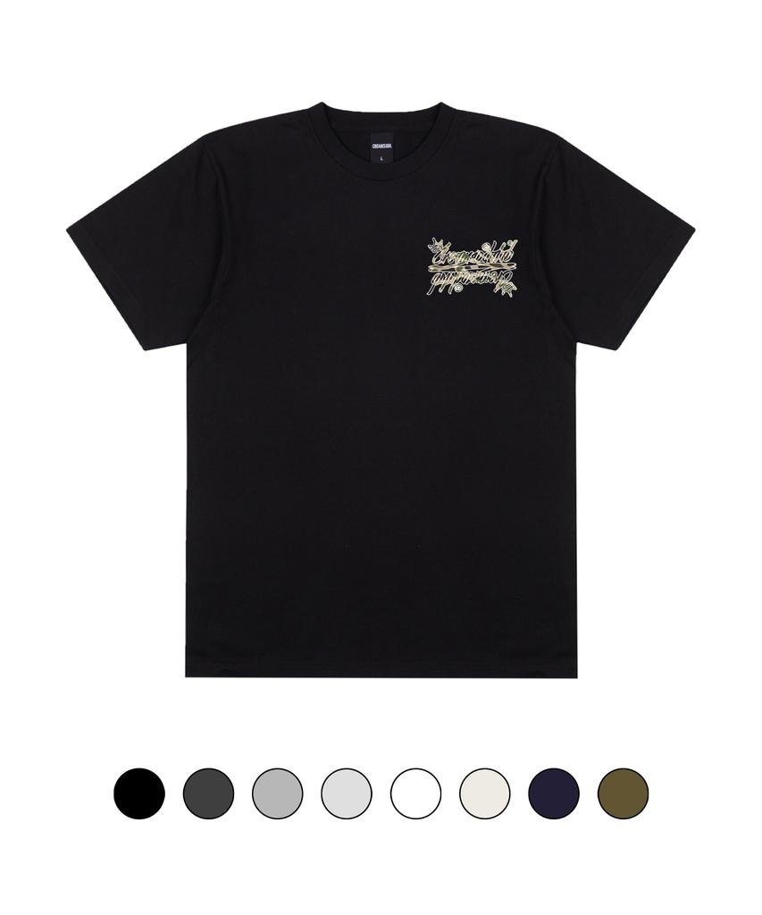 CREAM SODA LAB Camo Logo Short Sleeve T-Shirt (Type B)
