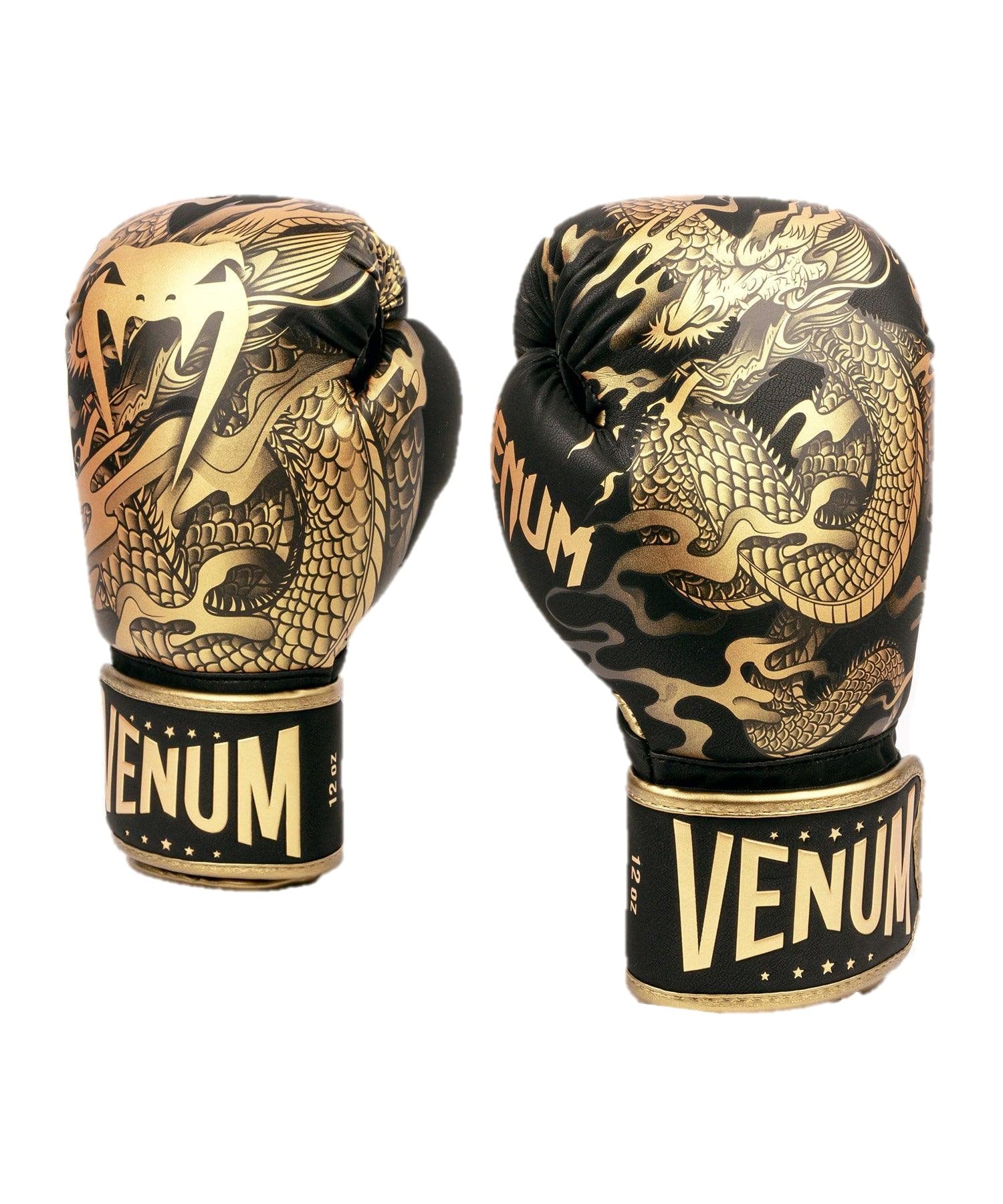 

VENUM Boxing Gloves Flight Dragon s Black/Bronze (14oz)