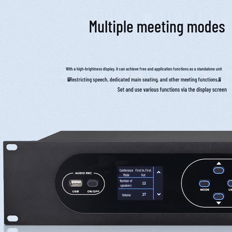 XEW-730E Professional Wired Digital Conference Microphone System (CN version)