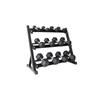Yimai 105kg Hex Dumbbell Set with 3-Tier Rack