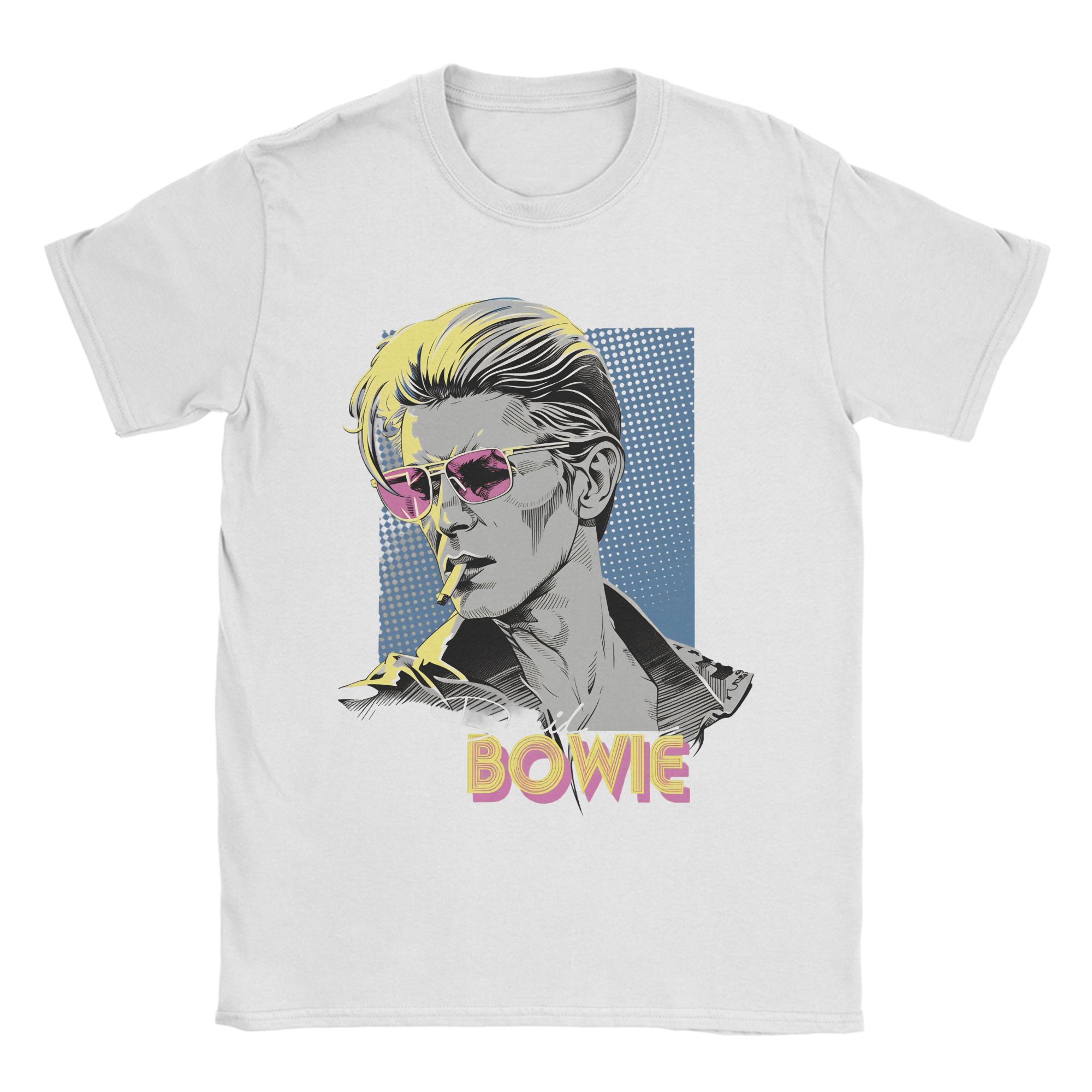 

David Bowie Printed Tshirt for Unisex Cotton Tshirt Casual and Comfortable Longsleeved Tshirt Streetwear Tshirt Top for Yk 4XL