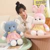 Cute Cartoon Brown Bear Pink Rabbit Plush Toy Soft Stuffed Animal Elephant Doll Home Decor Kids Gift