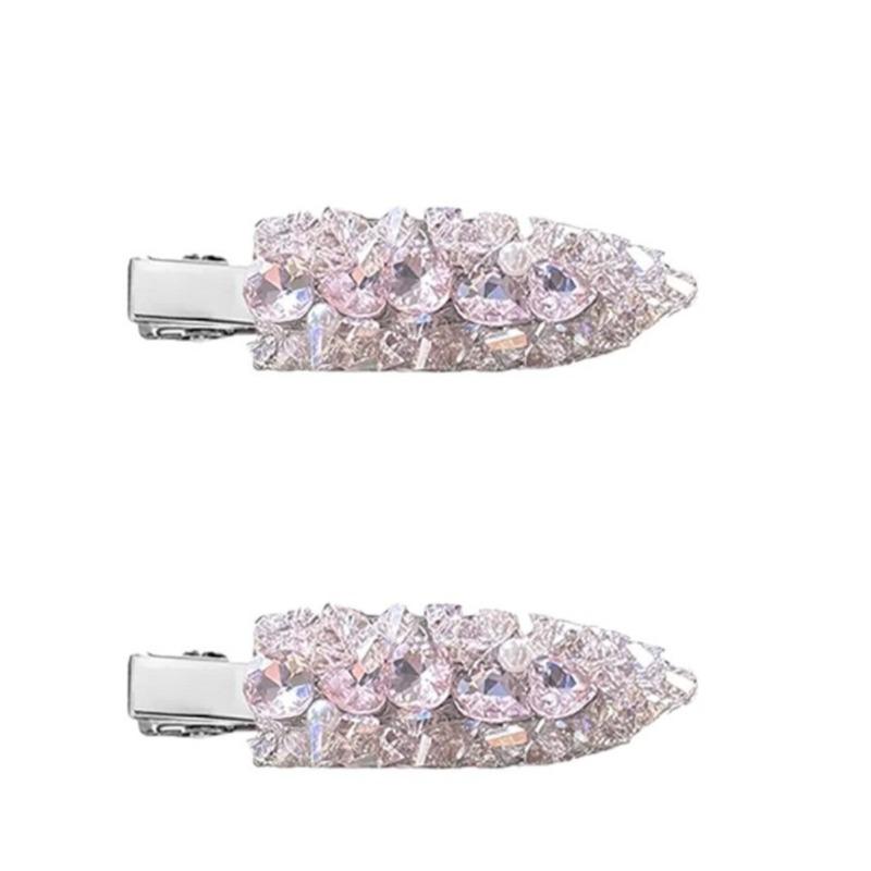 2/3/4/6 sztuk octanu makijaż spinki do włosów koreańska moda złoty biały brokat spinka do włosów nakrycia głowy dziewczyny kobiety akcesoria do włosów