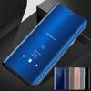 Per Samsung Galaxy A22 A32 Custodia Lusso Pelle Specchio Intelligente Flip Stand Copertura Posteriore Per Samsung Galaxy M32 A52 A72 Custodie per Telefono