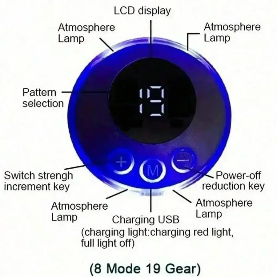 Versiune de încărcare/Stimulator abdominal, Tonificator muscular, Antrenor muscular portabil, Aparat inteligent de fitness wireless pentru bărbați și femei