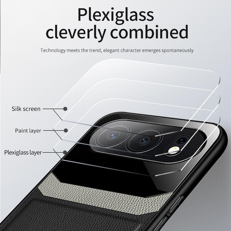 EUCAGR Akryl Läderfodral För Huawei Honor 500 Pro Kamera Skydd Telefon Baksida för Huawei Honor 600 Lite Ram Coque