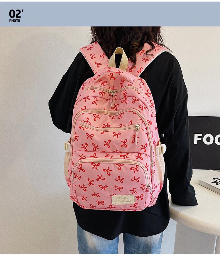 2025 Trendy Women's Three-Piece Backpack Set: Large Capacity, Fashionable College & Travel Bag