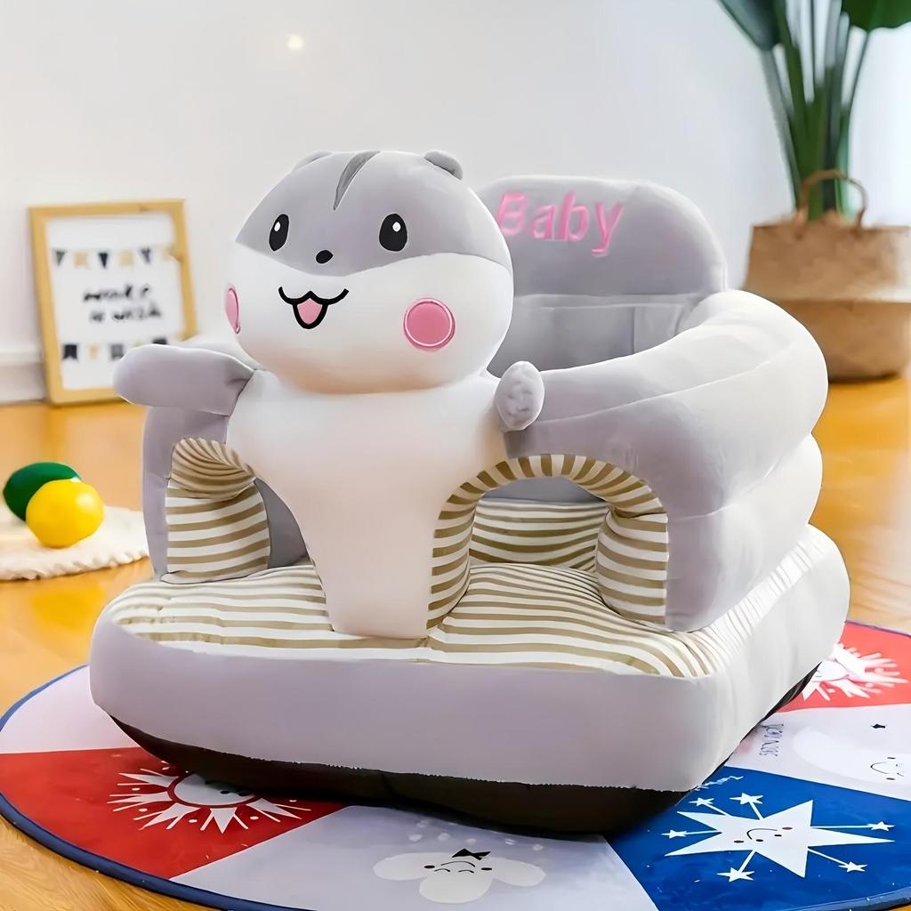 1pc Adorable Cartoon Youngsters Sofa Chair - Soft Cotton, Thickened & Sturdy for Youngsters's Safe Learning To Sit & Play - Portable, Easy To Assemble