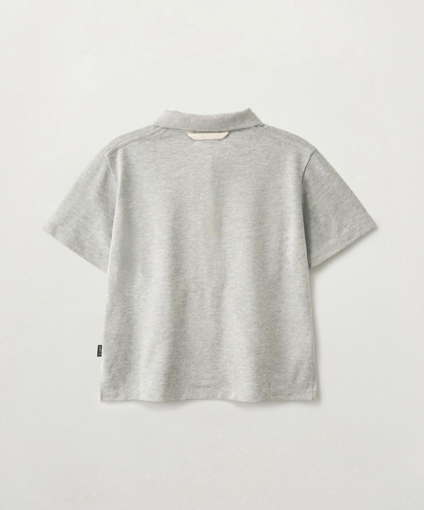 Seteo (W) Lauren Pique Polo Short Sleeve T-Shirt Melange Gray