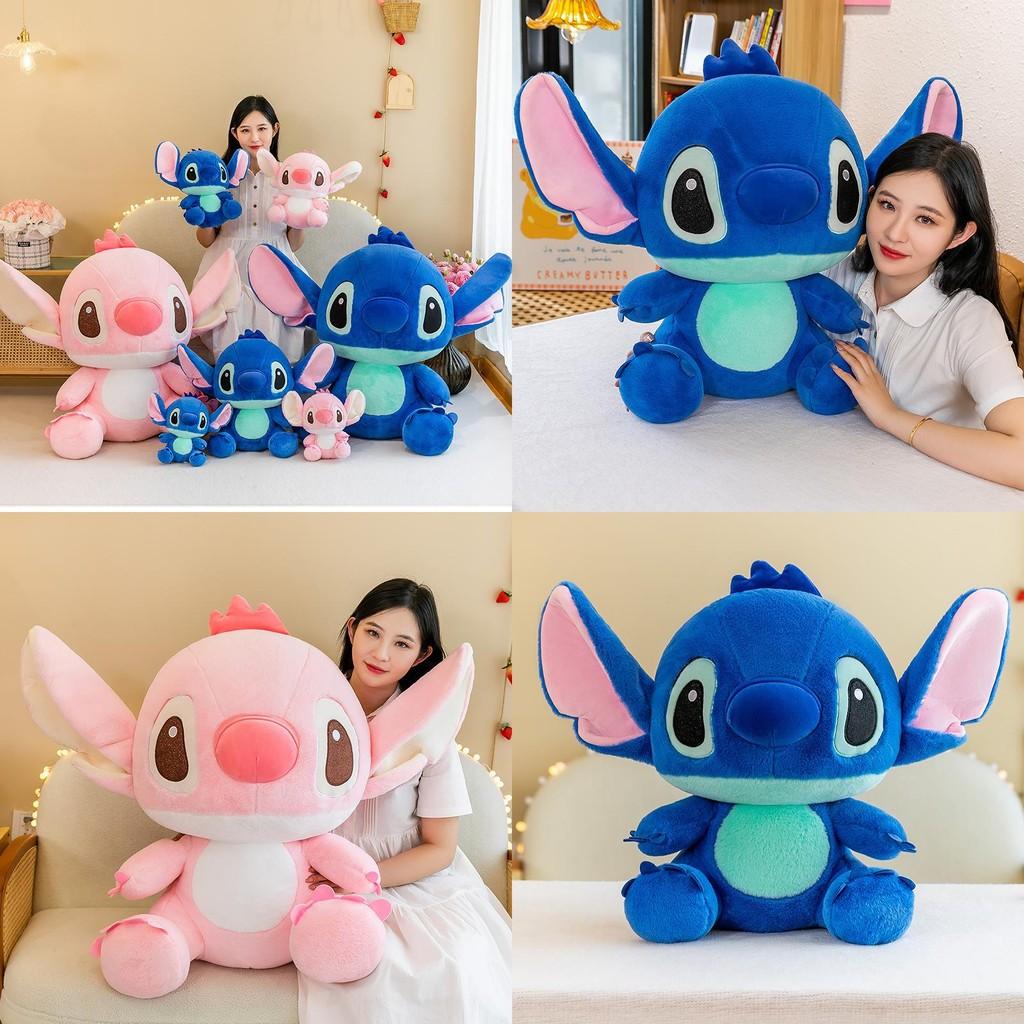 Stitch Plush Toy With Rabbit Fur For Kids Soft Huggable Pillow Gift For Boys