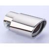 DSYCAR 1Pcs Universal Stainless Steel Car Exhaust Tail Muffler Tip Pipe for Car-styling Decoration DIY Accessories