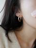 Silver Plated Circle Hoop Earrings for Women Girl New Geometric Crystal Round Cute Earring Party Jewelry Dropshipping