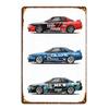 Sportovní vůz AE86 Výkonový parametr Plakát Vintage Plakety Kovová plechová cedule Garáž Bar Dekor Dekor Talíř Umělecký Nástěnný Talíř Pocínované Cedule
