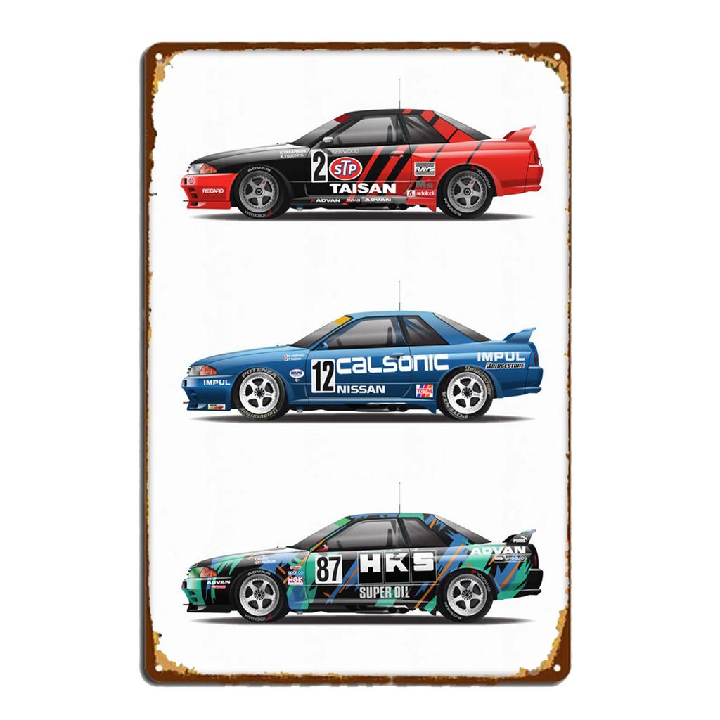 Sportovní vůz AE86 Výkonový parametr Plakát Vintage Plakety Kovová plechová cedule Garáž Bar Dekor Dekor Talíř Umělecký Nástěnný Talíř Pocínované Cedule