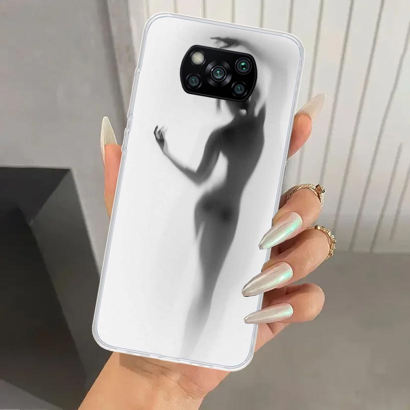 Woman Silhouettes Sexy Lady Girl Phone Case for Xiaomi Poco X5 X6 X7 Pro F7 Ultra M7 Redmi 15 15C 13 13C 12 12C 10 10A 10C 9 9A