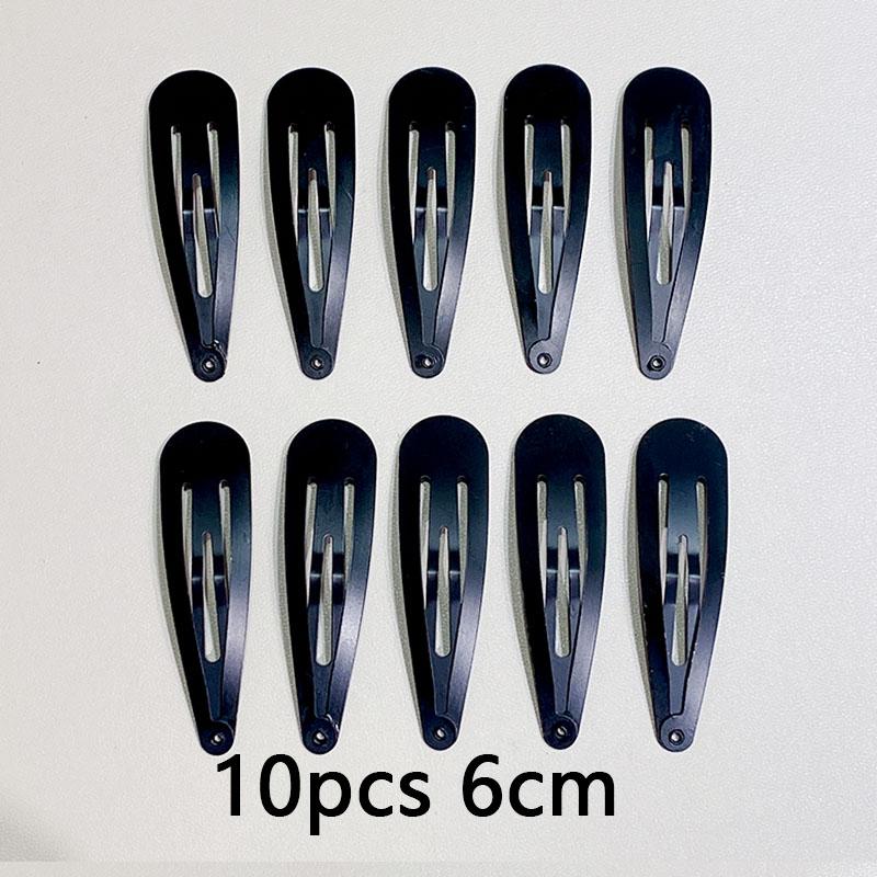 10/20/30pcs/set Women Silver Gold Black Waterdrop Shape Basic Alloy Hair Clips BB hairpins Barrettes Fashion Hair Accessories