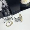 Fashionable Zircon Leopard Head Bracelet Fashionable Open Bracelet for Men and Women