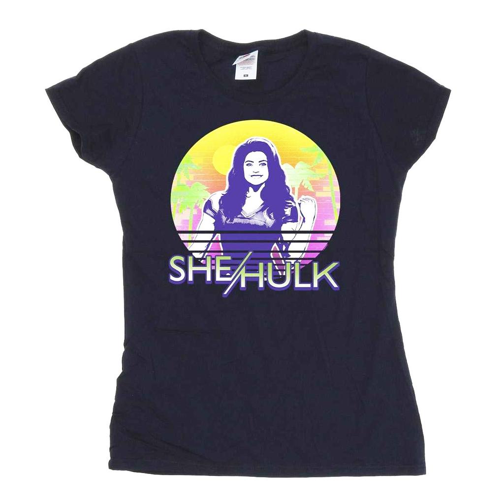Marvel Womens/Ladies She-Hulk: Attorney At Law Sunset Smile Cotton T-Shirt