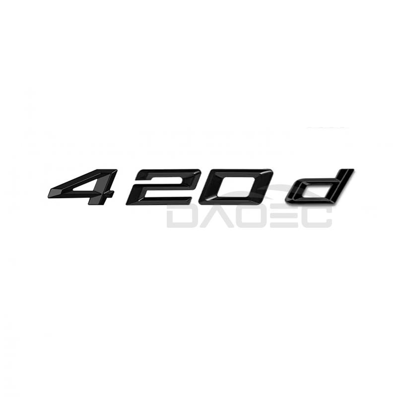 

Car 3D ABS Trunk Letters Logo Badge Emblem Styling Decals Sticker For BMW 4 Series 420d 425d 428d 430d 435d 440d F30 F32 F33 F36
