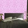 Lavender and white glitter wallpaper for living room and bedroom 50x1000
