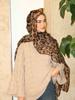Fashion Leopard Print Shawl Wrap Woman Muslim Hijab Soft Pashmina Thin Scarf Femme Headband Neckscarf  Stoles