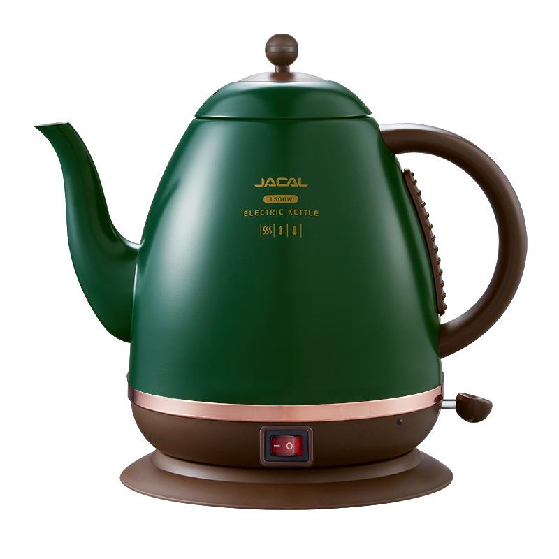 Jigao GL-301 Retro Electric Kettle with Long Spout & Automatic Temperature Control for Tea Brewing