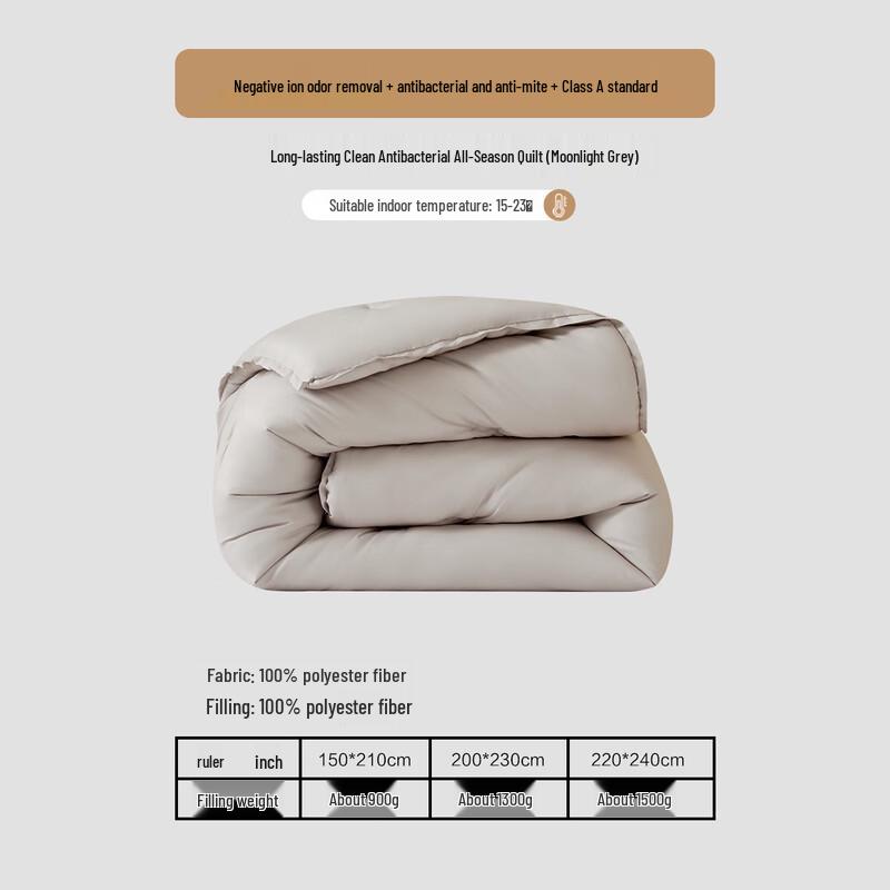 

Mercury Home Textiles All-Season Antibacterial Fiber Quilt