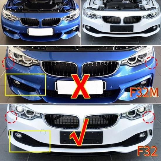 Front Bumper Headlight Washer Nozzle Cover For BMW 4 Series F32 Coupe 2014 -2016