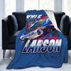 Kyle Larson 5 All Season Fleece Blanket Throw Ultra Soft Flannel Blanket Digital Printed Premium Fluffy Microfiber Fleece