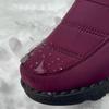 2025 Mid-Calf Thermal Snow Boots for Women with Velcro Closure Outdoor Slip-Resistant Waterproof Women's Boots Thickened Sole Size 43