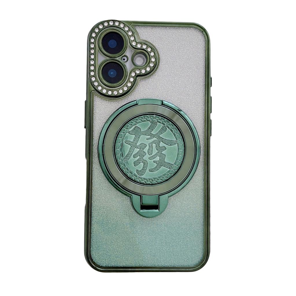 The Lucky Stand Phone Case Is Suitable for The New Year's Festive Shell of Apple 16 Pro Max and IPhone15 Plus