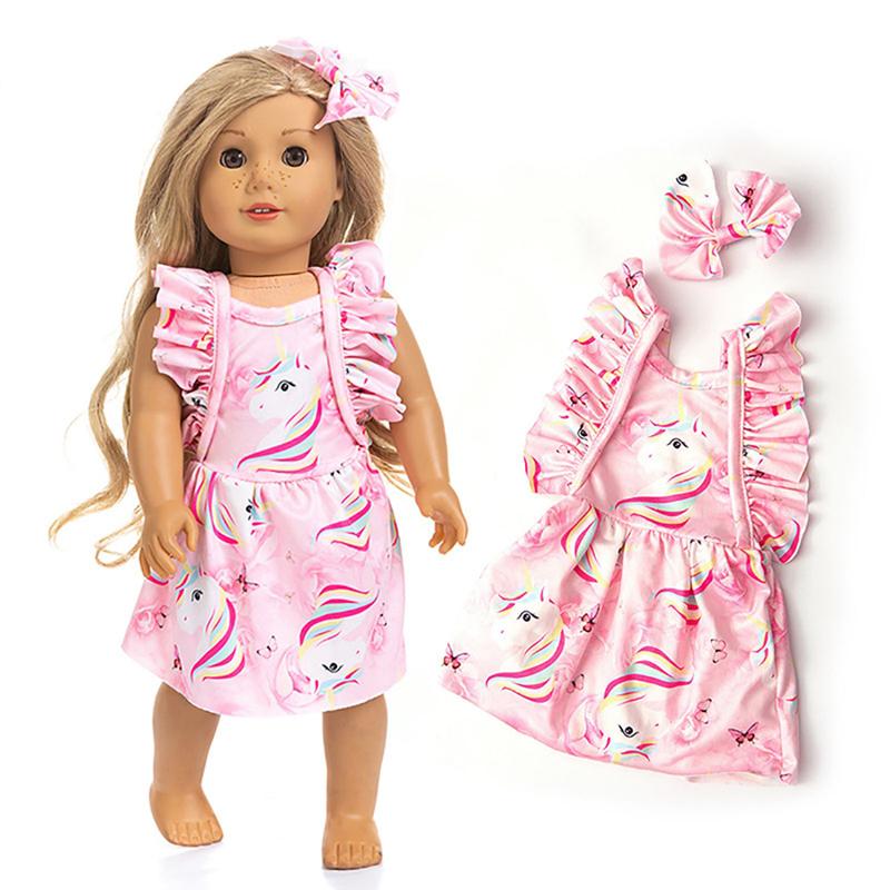 18 Inch Meisjespop Kleding Winterjas voor 43cm Baby pasgeboren Poppenoutfit Jas