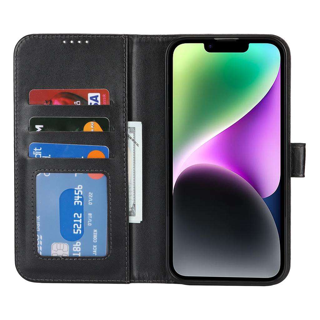 For iPhone 14/13 Stand Case Shockproof Leather Wallet Phone Cover