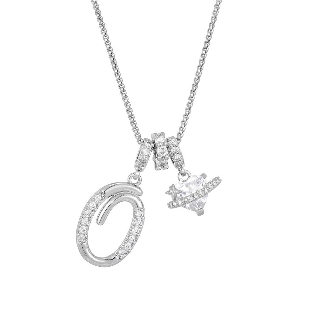 Cross-border necklace dopamine 26 English letter necklace girl light luxury niche high-end Amazon pendant jewelry