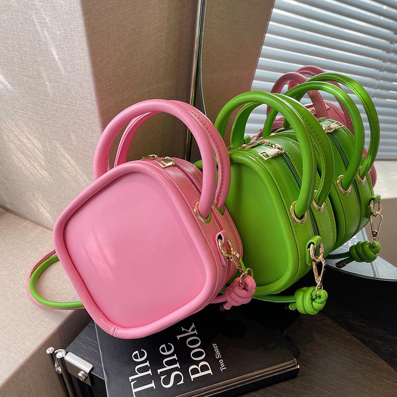 Modische Damenhandtasche, neue, einfarbige, strukturierte Umhängetasche aus Pu-Leder für Damen, luxuriöse, passende Umhängetasche