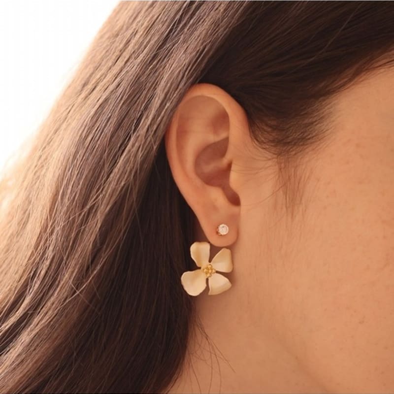 Dana Burton Marina Florale Zirkonia-Ohrringe