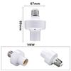 Tuya Zigbee Smart Lamp Socket Switch E27 Bulb Holder Adapter Smart Life APP Timer Voice Control Works with Alexa Google Home Z2M