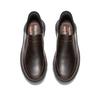 Skechers Casual Men Dark Brown Casual Leather Shoes Comfortable Versatile 205518-DKBR