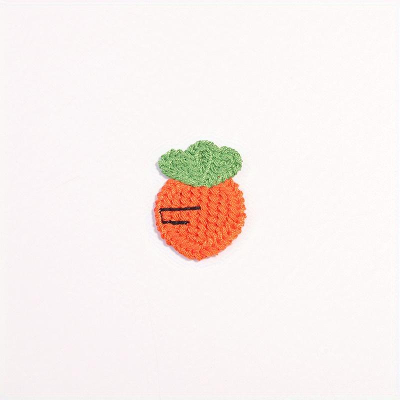10PCS Lovely Fruit Embroidery Cloth Patch Lace Patch Hairpin Decorative Accessories Clothing Embroidery Decal Fruit Cloth Patch