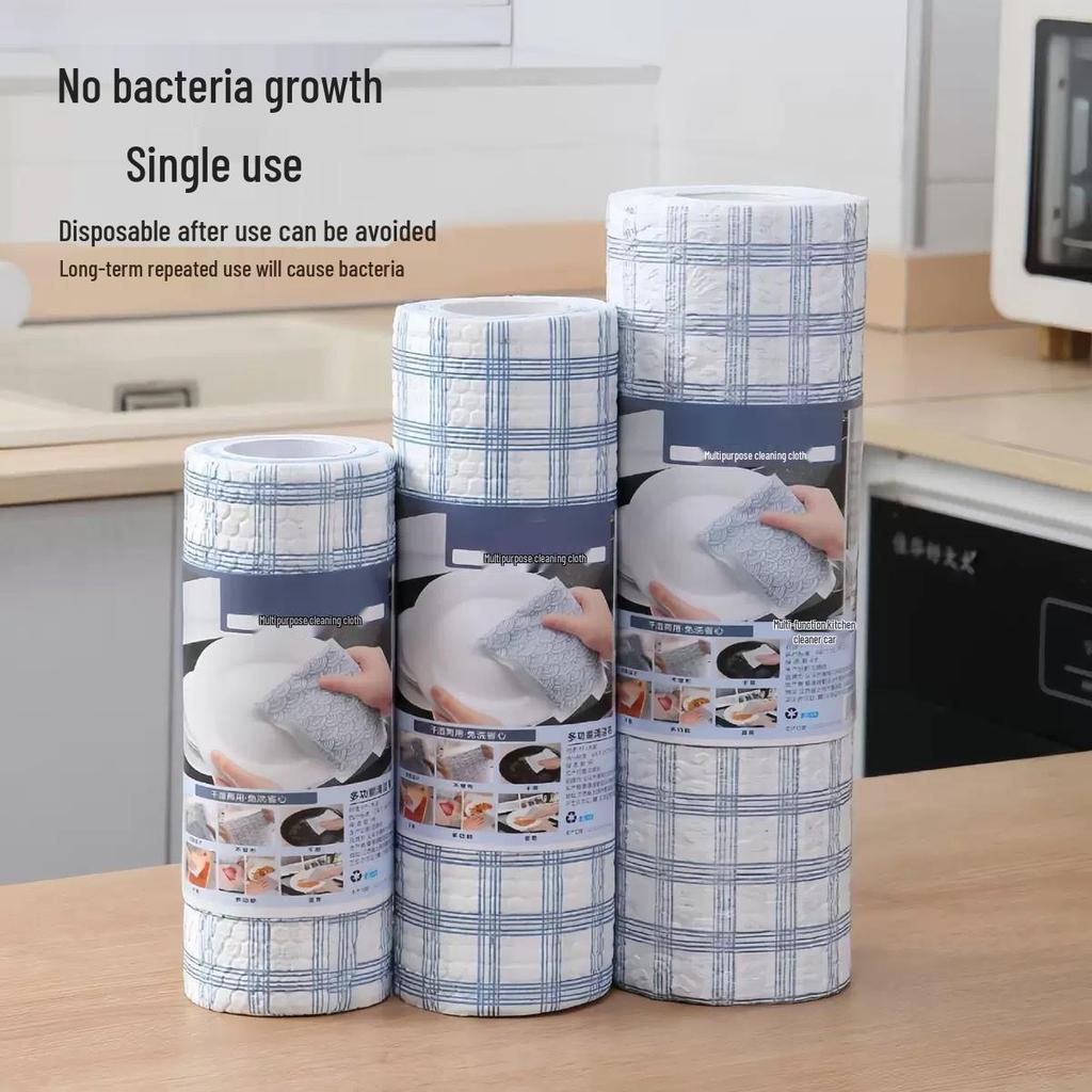 Disposable Lazy Rag: Oil & Water Absorbent Kitchen Paper Towel, Hand Towel, Dishcloth, Wet Wipe, Wet Paper Towel.