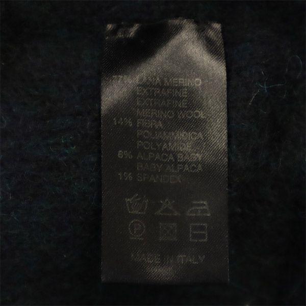 ROBERTO COLLINA Made In Italy Long Sleeve Knit Navy System Sweater Women Used