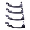 4Pcs Car Door Handle Set with Black Exterior Pieces Referencing 82651-1F010, 82661-1F010, 83651-1F010 and 83661-1F010 for Position Matching