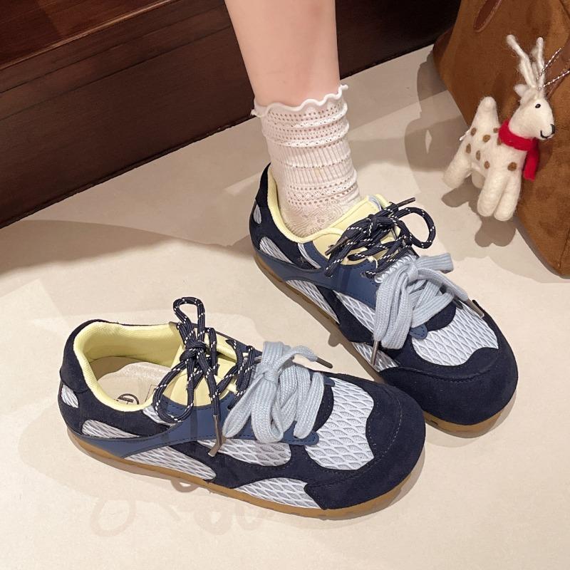 Fashion 2025 NEW Retro Simple, fashionable and versatile Shoes Breathable Mesh Sporty Casual Shoes Summer Versatile  Rubber Bottom