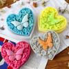 3D Relief Butterfly Silicone Candle Mold DIY Love Flower Butterfly Insect Crafts Gypsum Cement Soap Mold Valentine's Day Gift