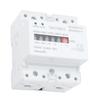 Electricity Watt Hour Meter Dual Color LED Indicator Rail Mount Single Phase Smart Home Energy Wattm