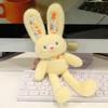 Ear Trend Pull Bunny Plush Toy Stretchable Ears Decorative Keyring Gift Festival