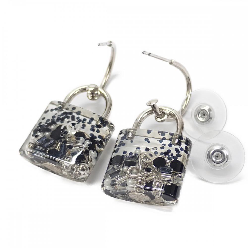 Chanel A88942 Pierce Silver Metal Women