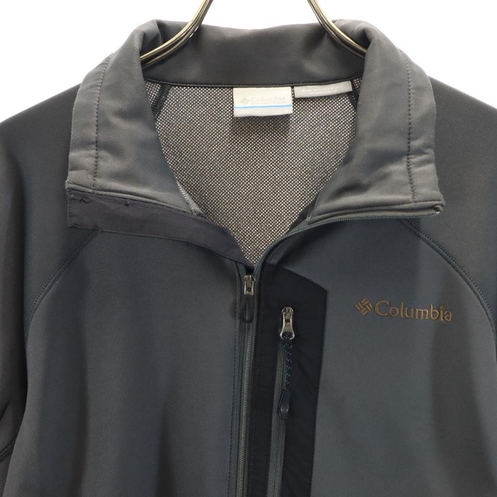 Columbia Track Top Wear S Charcoal Gray Outdoor OMNI-HEAT Pullover Men's Used