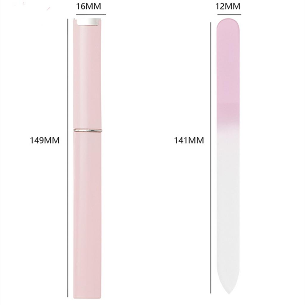 14cm Gradient Nail File Nail Polishing File Colored File for Manicure and Pedicure